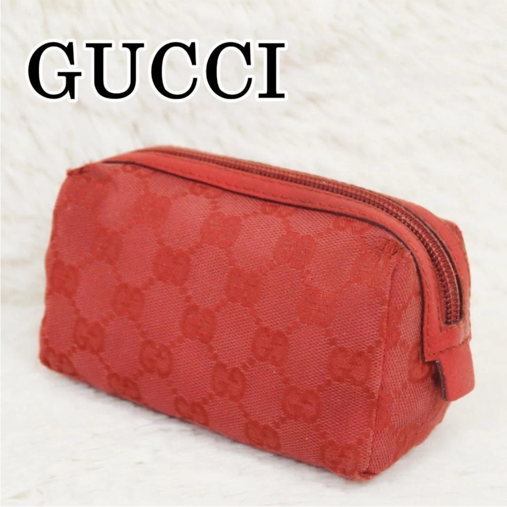 Gucci Scarlet Red Makeup Pouch
